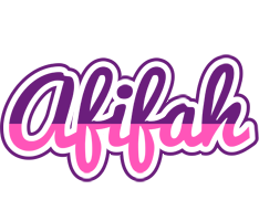 Afifah cheerful logo