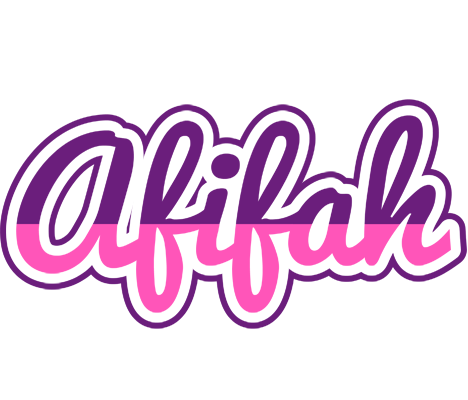 Afifah cheerful logo