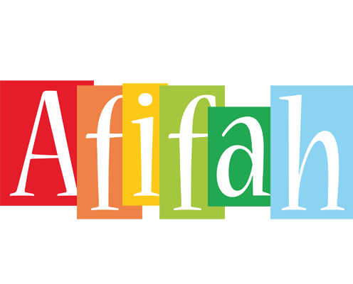 Afifah colors logo