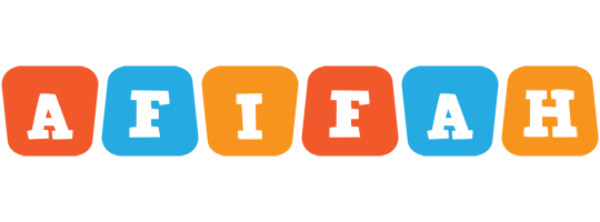 Afifah comics logo