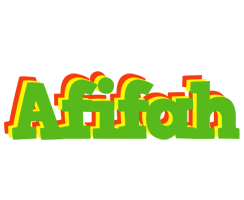 Afifah crocodile logo