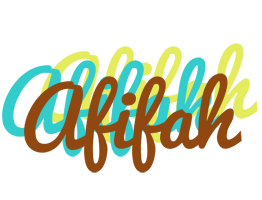 Afifah cupcake logo