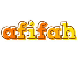 Afifah desert logo