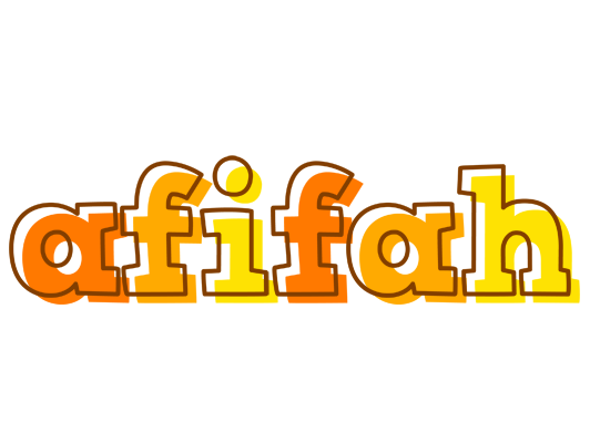 Afifah desert logo