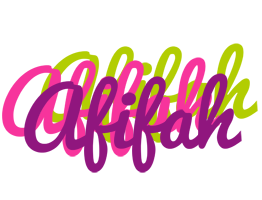 Afifah flowers logo