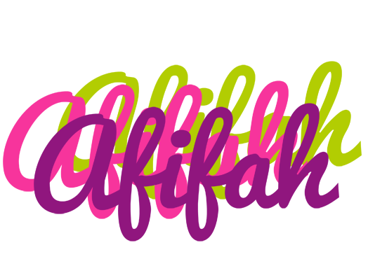 Afifah flowers logo
