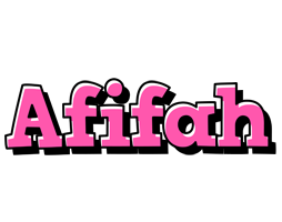 Afifah girlish logo