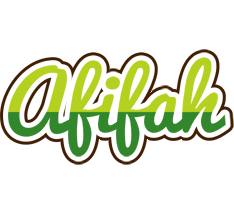 Afifah golfing logo