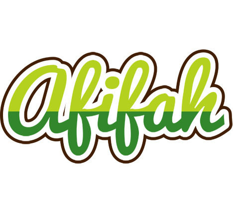 Afifah golfing logo