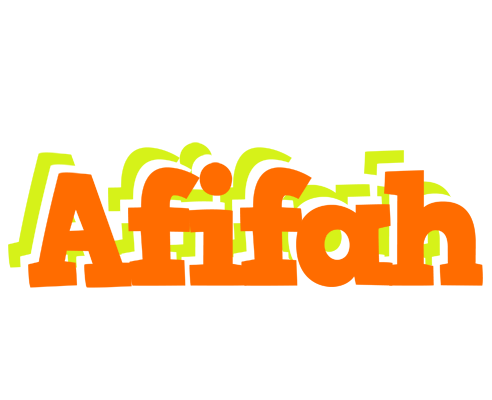 Afifah healthy logo