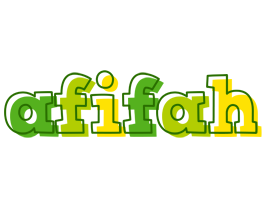 Afifah juice logo