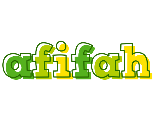Afifah juice logo