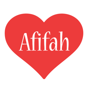Afifah love logo