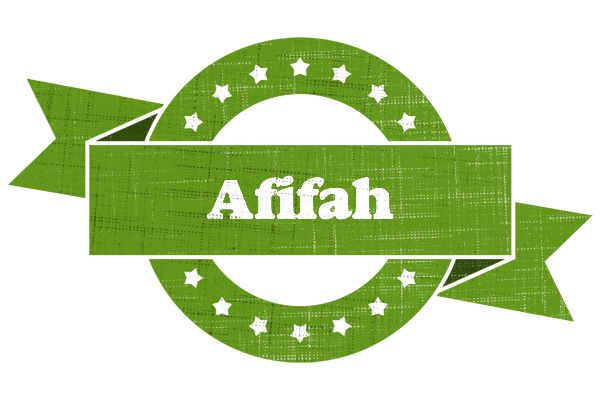 Afifah natural logo