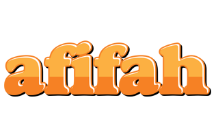 Afifah orange logo