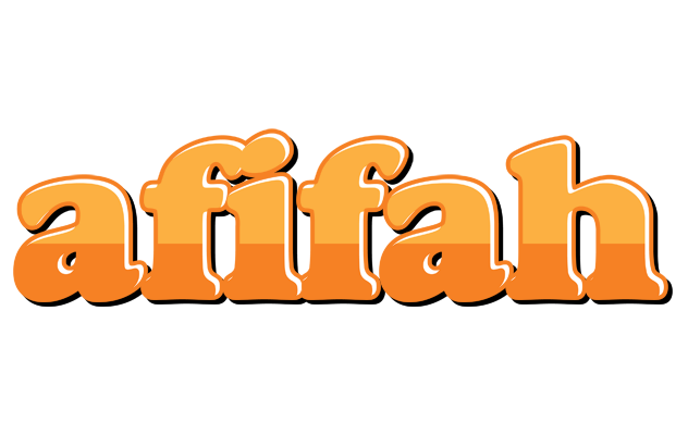 Afifah orange logo
