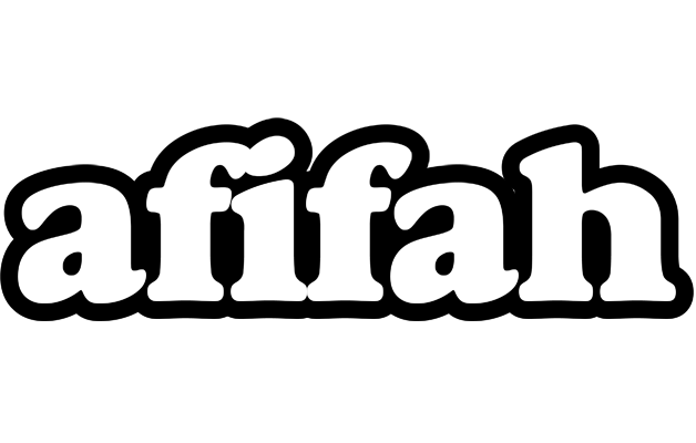 Afifah panda logo