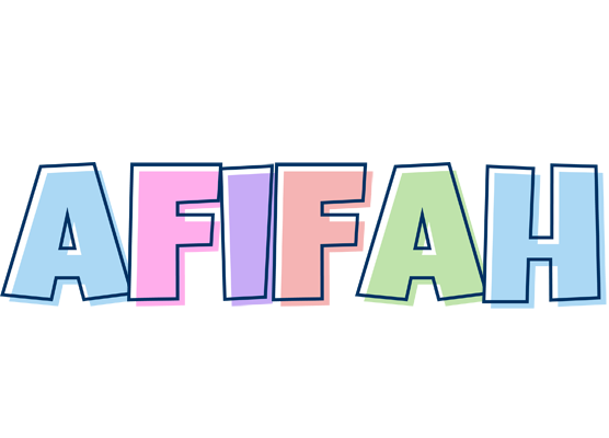 Afifah pastel logo