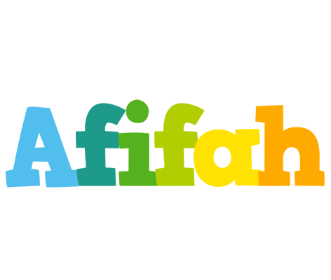 Afifah rainbows logo