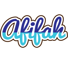 Afifah raining logo