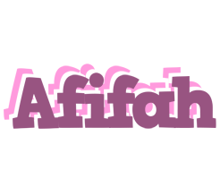 Afifah relaxing logo