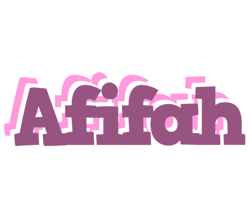 Afifah relaxing logo