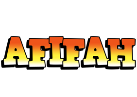 Afifah sunset logo