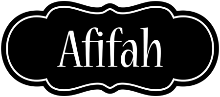 Afifah welcome logo