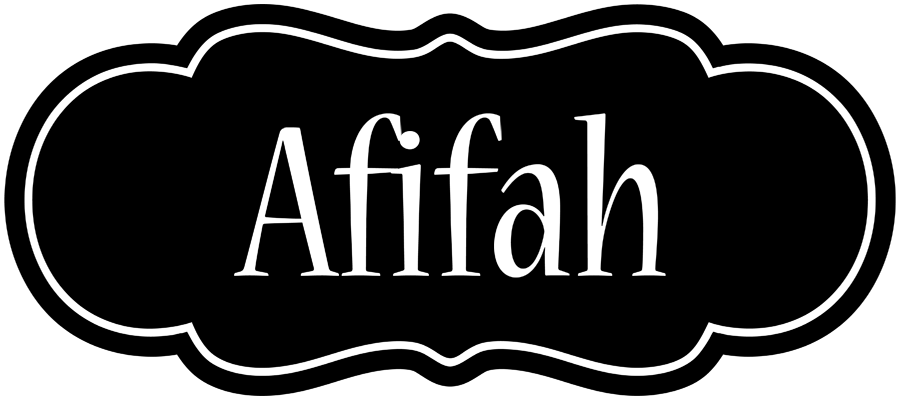 Afifah welcome logo