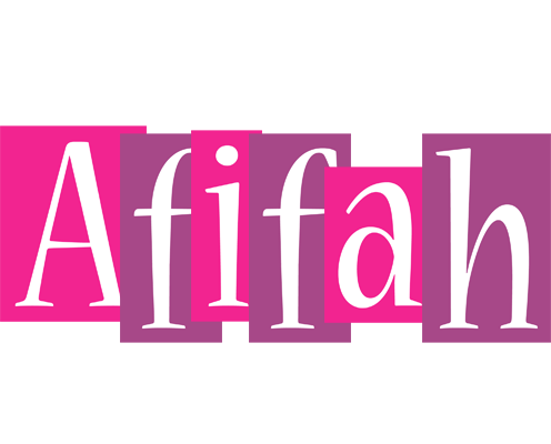 Afifah whine logo