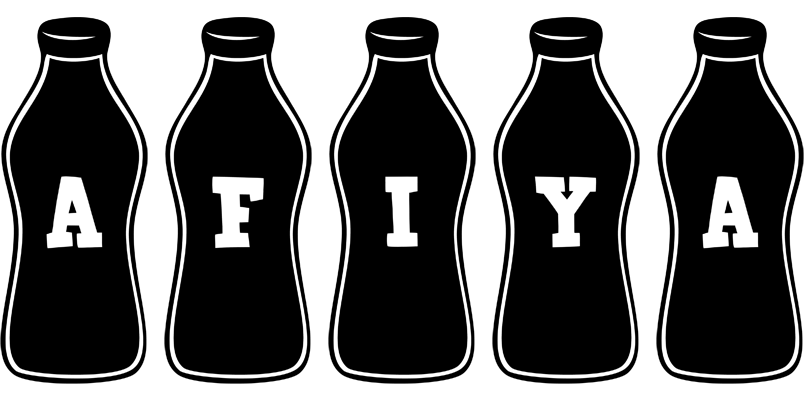 Afiya bottle logo