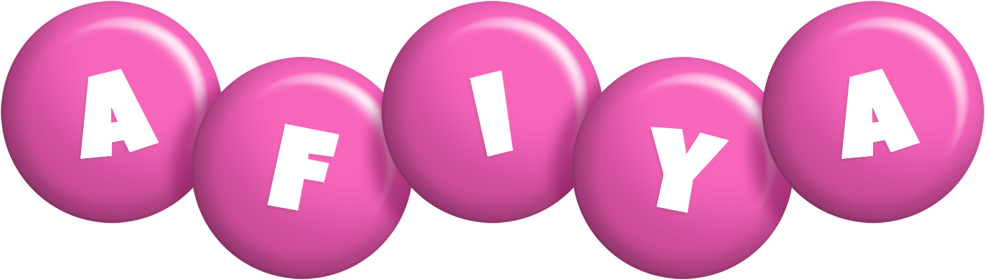 Afiya candy-pink logo