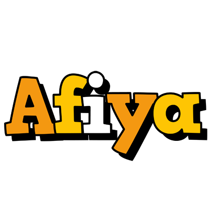 Afiya cartoon logo