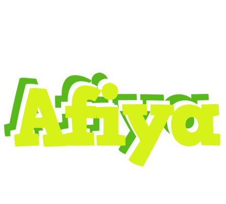 Afiya citrus logo