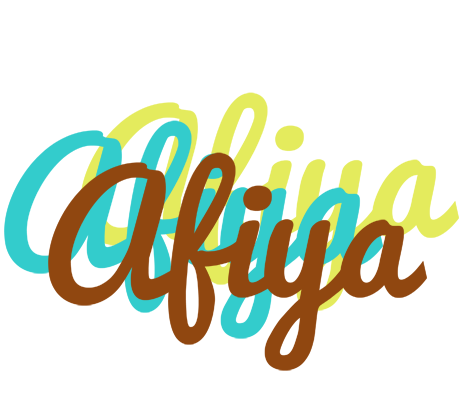 Afiya cupcake logo