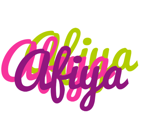 Afiya flowers logo
