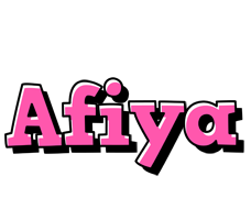 Afiya girlish logo