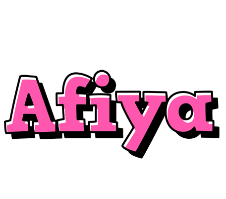 Afiya girlish logo