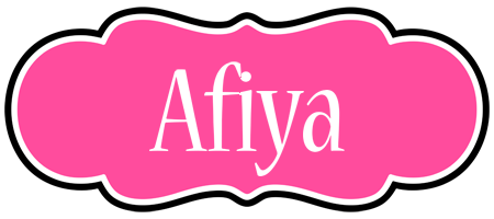 Afiya invitation logo