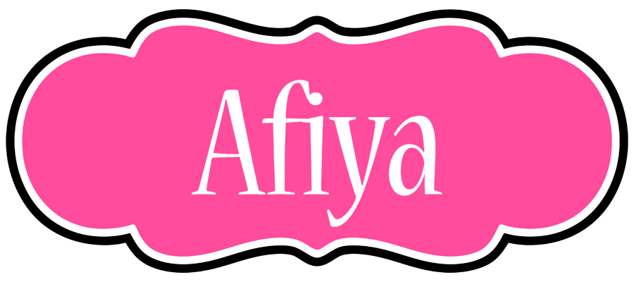 Afiya invitation logo