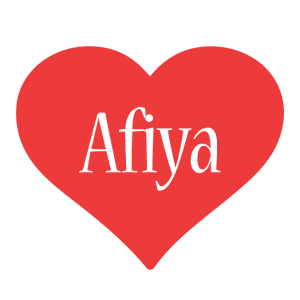 Afiya love logo