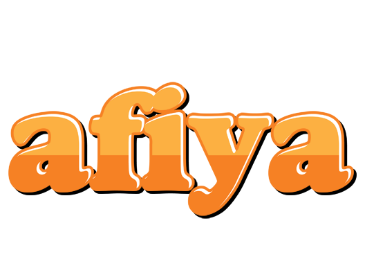 Afiya orange logo