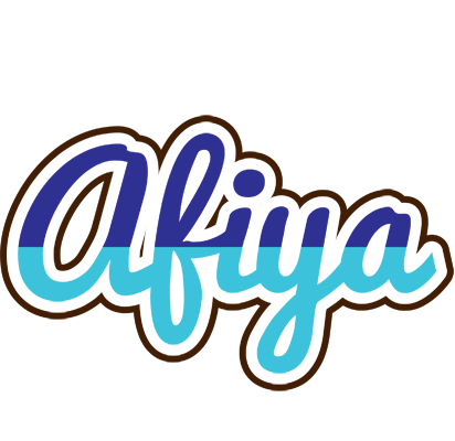 Afiya raining logo