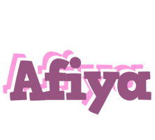 Afiya relaxing logo