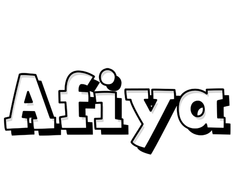 Afiya snowing logo