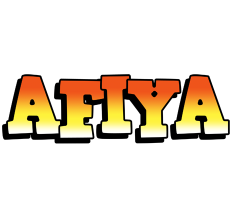 Afiya sunset logo