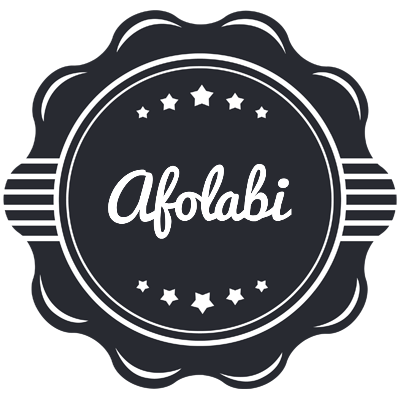 Afolabi badge logo