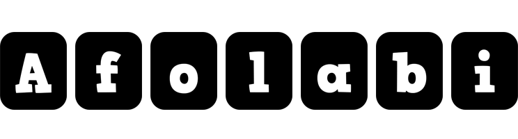 Afolabi box logo