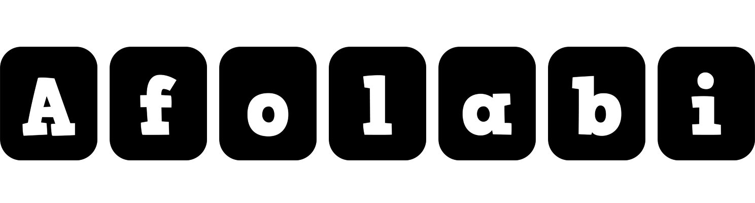 Afolabi box logo