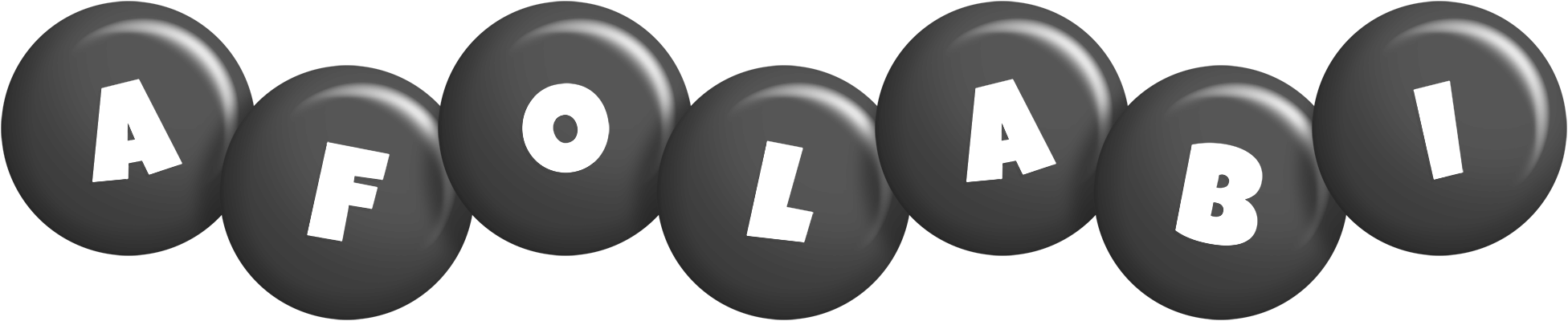 Afolabi candy-black logo